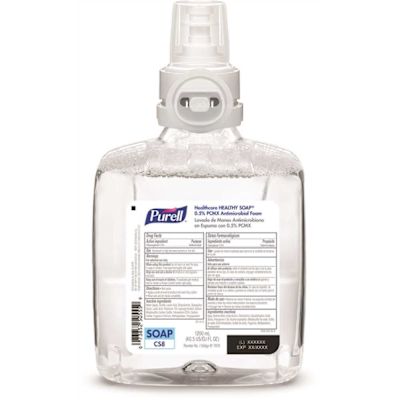 PURELL CS8 Healthcare Healthy Soap 1200 ml Floral Fragrance Antimicrobial Foam Hand Soap Dispenser Refill (2-Pack)