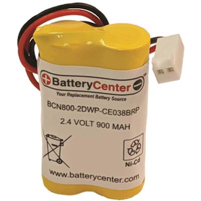 2.4-Volt 900 mAh Nickel Cadmium/NiCad Replacement Rechargeable Battery for Emergency Lighting
