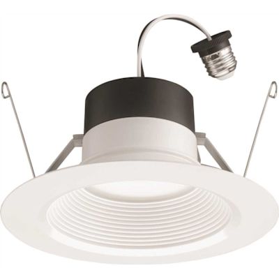 Juno Contractor Select 6 in. Selectable CCT Integrated LED Retrofit White Recessed Light Trim