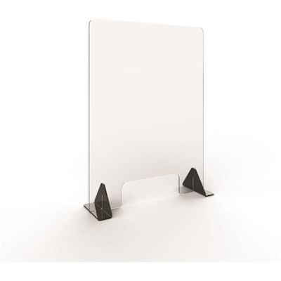 CLEAR ARMOR SOLUTIONS 23.5 in. x 31.5 in. x 0.187 in. Acrylic Sheet with 1 in. - 12 in. x 4 in. Passthrough (3-Pack)