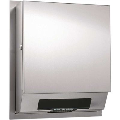 ASI Simplicity Stainless Steel Semi-Recessed Automatic (AC) Roll Paper Towel Dispenser