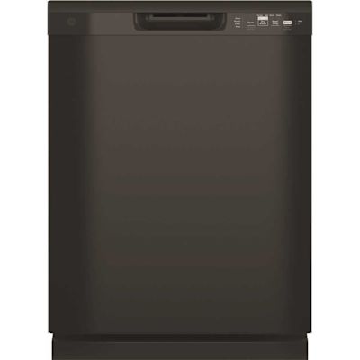 GE 24 in. Built-In Tall Tub Front Control Black Dishwasher with Dry Boost, 59 dBA