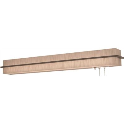 AFX Apex 3 ft. 64-Watt Equivalent Integrated LED Weathered Grey/Jute Overbed Fixture