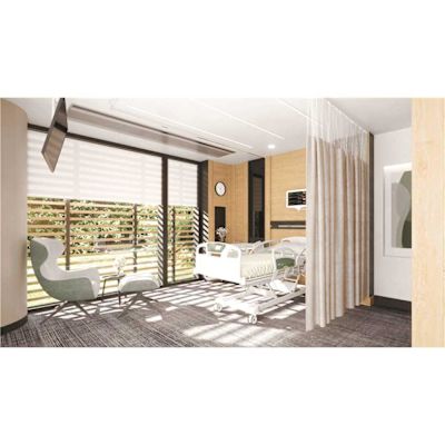 Fabtex Twirl Pattern Privacy Curtain Frost, 108 in. W x 84 in. H