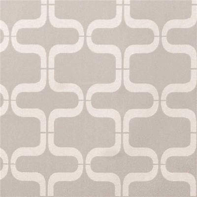 Fabtex 144 in. W x 84 in. H Links Pattern Privacy Curtain in Platinum