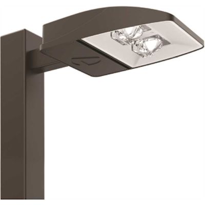 Lithonia Lighting Contractor Select 250- Watt Equivalent Integrated LED Dark Bronze Weather Resistant Area Light, 4000K