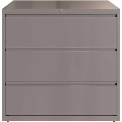 42 in. W 3-Drawer Arctic Silver Metal Lateral File Cabinet for Home and Office,Holds Letter,Legal and A4 Hanging Folders