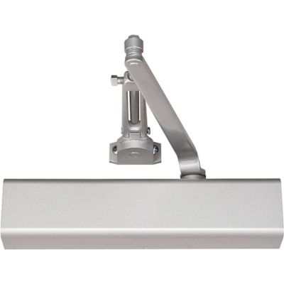 Norton 8501 Series Grade 1 Size 1 to Size 6 Sprayed Aluminum Finish Non-Handed Regular Arm Surface Door Closer