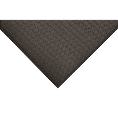 M+A Matting Cushion Select Mat Black, 72 in. x 48 in., Indoor Anti Fatigue Mat