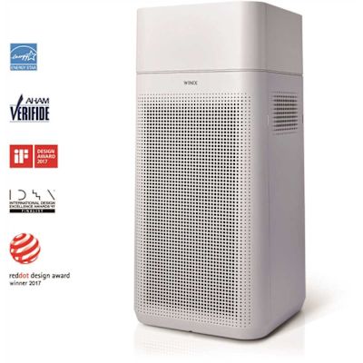 Winix XQ, Maximum Coverage 3350 sq. ft. HEPA-True Filter and Carbon Filtration, Commercial Air Purifier in white