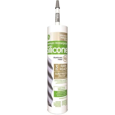 GE Advanced Silicone 2 10.1oz. Gray Specialty Silicone Caulk (12-pack)