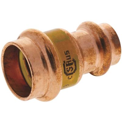 NIBCO 3/4 in. x 1/2 in. Wrot Copper Press x Press Reducing Coupling Fitting