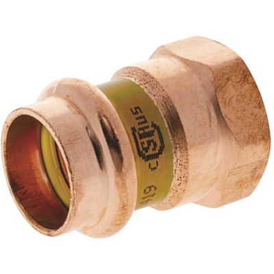 NIBCO 3/4 in. Wrot Copper Press x FPT Adapter Fitting