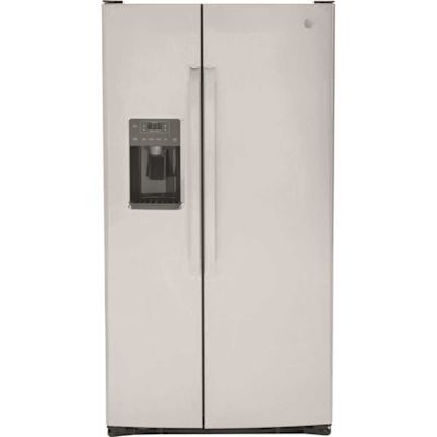 GE ENERGY STAR 25.3 Cu. Ft. Side-By-Side Stainless Steel Refrigerator