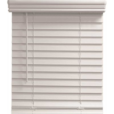 The Home Depot TruTouch 71x48" Cordless 2" Faux Wood Blind White
