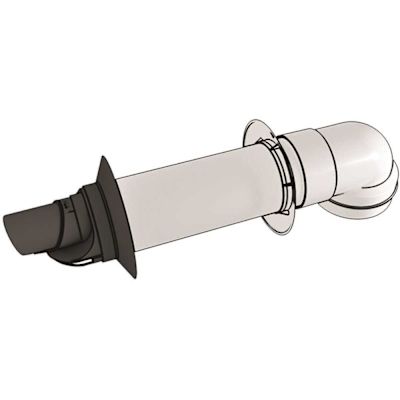 Rinnai 2 in./4 in. x 21 in. Condensing Horizontal Termination Vent Kit