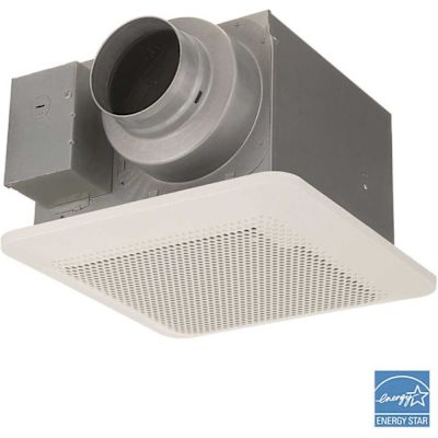 Whisper Choice Auto DC Pick-A-Flow 80/110 CFM Ceiling Bathroom Exhaust Fan with Humidity Sense and Flex-Z Fast Bracket