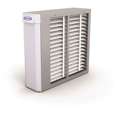 AprilAire Electrostatic MERV 11 Whole-House Air Purifier in Gray with 20 in . x 20 in. Nominal Filter