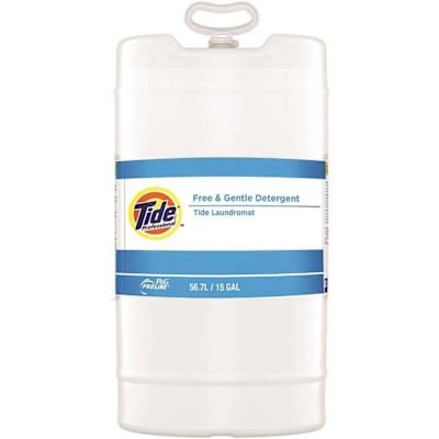 Tide Professional 15 Gal Free & Gentle Liquid Laundry Detergent