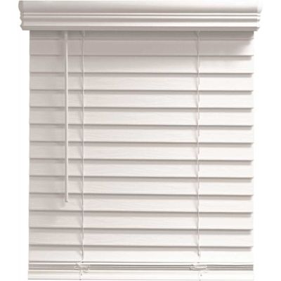 Champion TruTouch 41x60" Cordless 2" Faux Wood Blind White