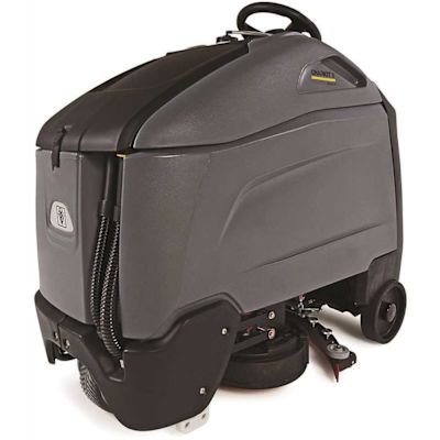 Chariot Iscrub 26 234ah AGM OBC Commercial Pad Driver, Battery Operated, on Board Charger, Grey 26 in. Cleaning Pad