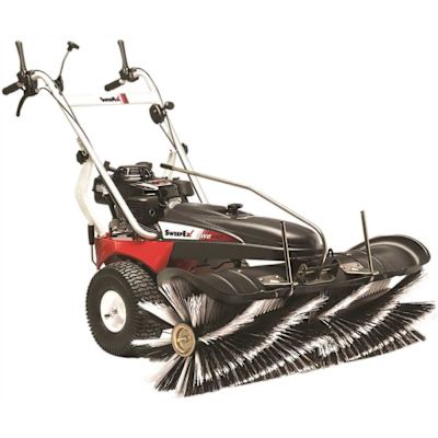 SnowEx Walk-Behind Rotary Broom, Gas Powered, 48"