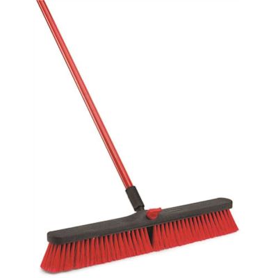 Libman 24 in. Multi-Surface Push Broom with Handle, Case of 4