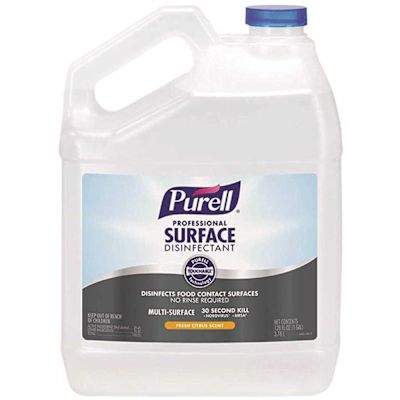 Purell Gal. Surface Disinfectant Pour Bottle Refill Professional Surface Disinfectant, Citrus Scent (4-Pack Per Case)