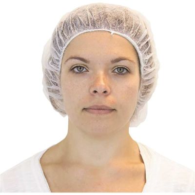 The Safety Zone 28" Bouffant Cap White 1000/CS