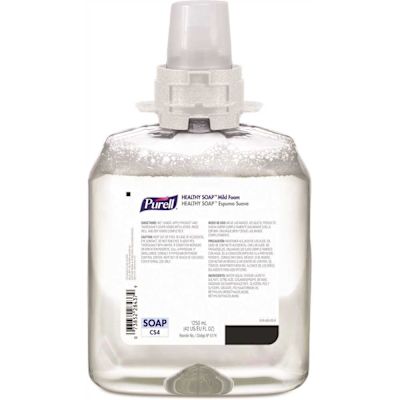 Purell Brand Healthy Soap Mild Foam, 1250 Ml Hand Soap Refill Case Of 4