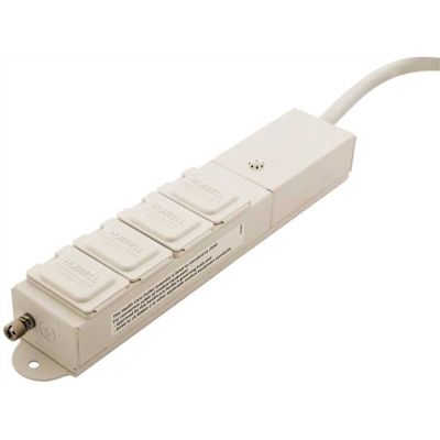 Hubbell Wiring Devices Spikeshield 6-Outlet Surge Protector 15' Cord