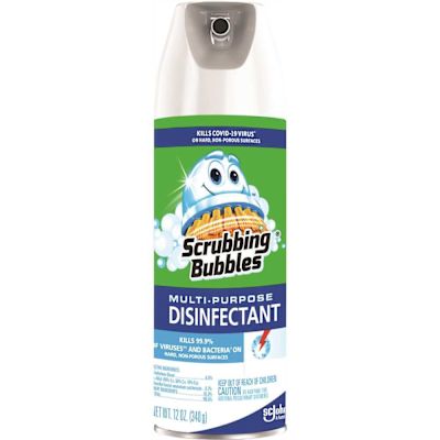 Scrubbing Bubbles Multi-Purpose Disinfectant 12oz Aerosol Can Case Of 12