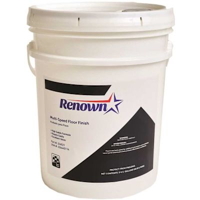 Renown Multi Speed Floor Finish 5 Gal. Pail