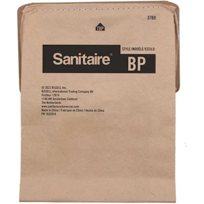 Sanitaire Replacement Bag For Sc580, Case of 10 Packs (5ct per pack)
