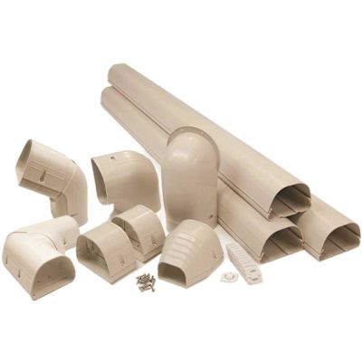 Rectorseal Fortress 4-1/2" Wall Duct Kit - Ivory