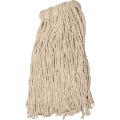 Skilcraft Skilcraft Wet Mop Head, Cut End, Natural, 4-Ply, #20