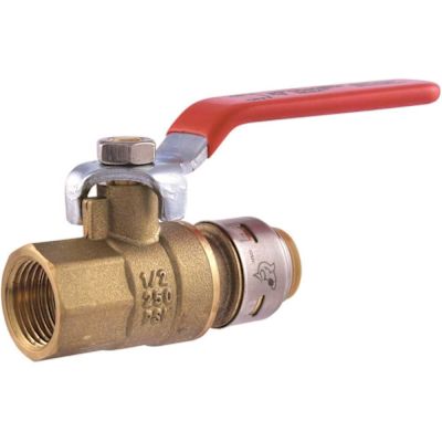 Sharkbite Max Ball Valve 1/2" Ptc X 1/2"fnpt Model Ur22182