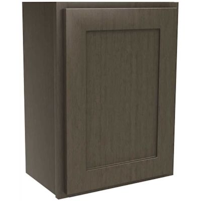 CNC Cabinetry Cabinetry Luxor Smoky Grey Wall Cabinet 18w X 24h