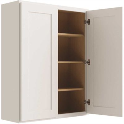 CNC Cabinetry Cabinetry Luxor White Wall Cabinet 24w X 36h
