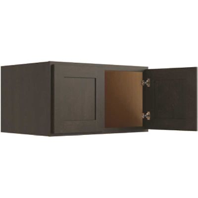 CNC Cabinetry Cabinetry Luxor Smoky Grey Wall Cabinet 42w X 24h
