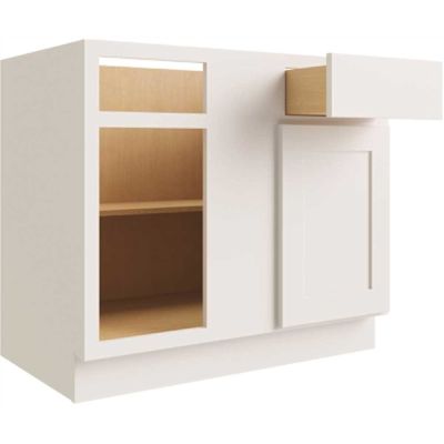 CNC Cabinetry Cabinetry 36/39 Blind Base Cabinet L, Luxor White