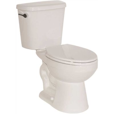 SEASONS 2-Piece All-In-One 1.28 GPF Compact Single Flush ADA Elongated Toilet In White