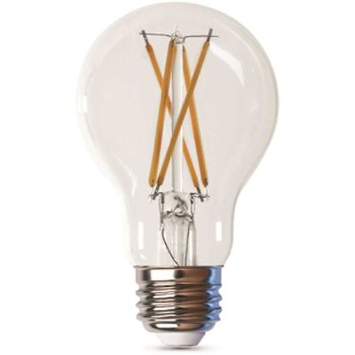 FEIT ELECTRIC Electric A19 9 Watt 3000k E26 Base Clear Filament LED Bulb Package Of 4