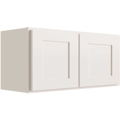 CNC CABINETRY Luxor 2-Door Wall Cabinet, 39"w X 24"h X 24"d, Shaker White