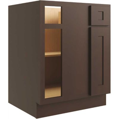 CNC CABINETRY Luxor Blind Wall Cabinet, 36"w X 30"h X 12"d, Shaker Espresso