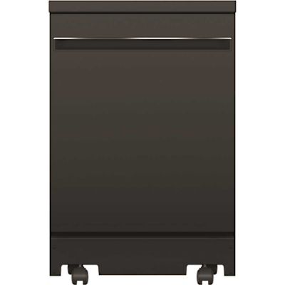 GE 24" Stainless Steel Interior Portable Dishwasher W/sanitize Cycle