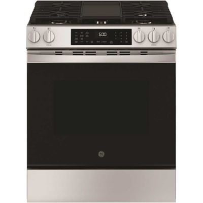 GE 30" Slide-In Front-Control Convection Gas RanGgs600avfs