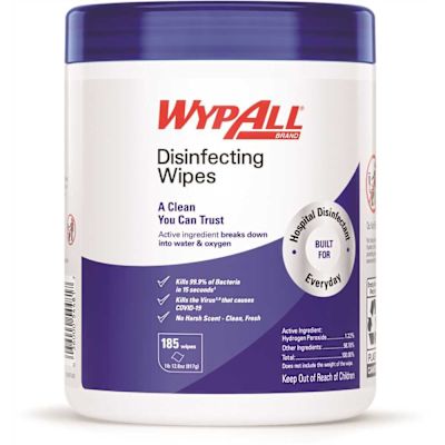 WYPALL Disinfecting Wipes Healthcare Disinfectant Formula-Everyday Case Of 3