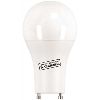 Maintenance Warehouse 10 Watt A19 Gu24 LED A-Line Bulb 4000k Package Of 24
