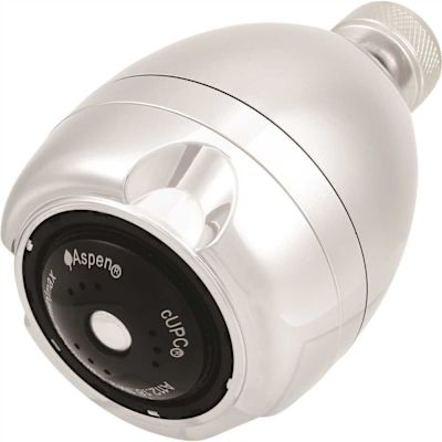 Seasons Maintenance Warehouse 3 Spray Adjustable 2.5 GPM Showerhead with Metal Ball Joint in Chrome